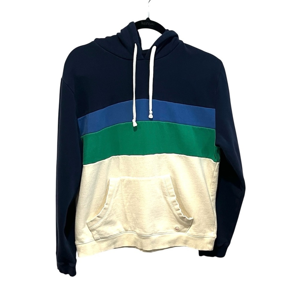 Marine Layer men’s archive color block pullover hoodie size medium